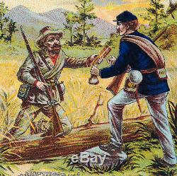 Civil War 1800's Richmond VA Love Tobacco Card North & South Soldier Swap Coffee