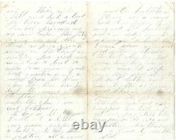 Civil War 76th PA Zouave Soldier Writes Fighting In Grant's Cold Harbor Battle