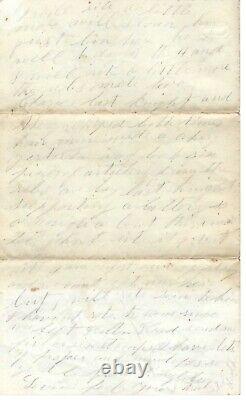 Civil War 76th PA Zouave Soldier Writes Fighting In Grant's Cold Harbor Battle