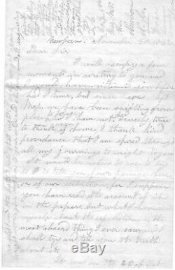 Civil War Battle Letter Of 5th MA Volunteers Describes Soldier Shot In Stomach