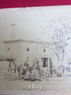 Civil War CDV Group Shot Of Soldiers