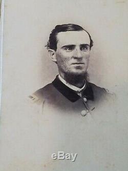 Civil War CDV Photo Album 1865 Family w Soldier Original 28 cdv's Nice Old