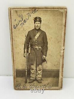 Civil War CDV Photo Union Soldier 111th Ohio Infantry Regiment Identified