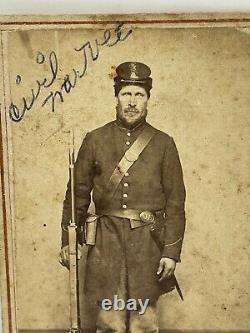 Civil War CDV Photo Union Soldier 111th Ohio Infantry Regiment Identified