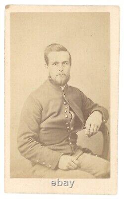 Civil War CDV Unidentified Soldier Photograph by Wm. Garst Danville Kentucky