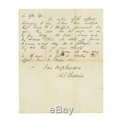 Civil War CDV of Capt Alfred Baldwin, 143rd New York + Letter to Soldier's Widow