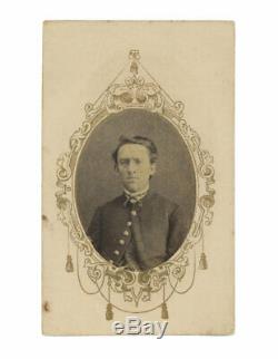 Civil War CDV of Union Soldier IDed as Private John Clark, 20th Connecticut