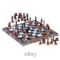 Civil War Chess Set Soldiers Classic Union Confederate Board Game