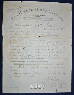 Civil War Discharge Documents POW / 5th NY Cavalry Soldier