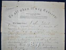 Civil War Discharge Documents POW / 5th NY Cavalry Soldier