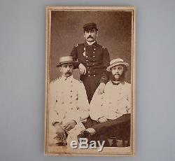 Civil War Era CDV Photograph 3 Soldiers 44741