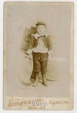 Civil War Era Child Dressed As Union Soldier Kepi Boots Lehigh Pa Children 10867