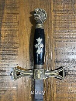 Civil War Era Masonic Mason Sword Sir Eugene F. Falconnet Soldier D B Howell