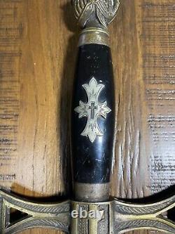 Civil War Era Masonic Mason Sword Sir Eugene F. Falconnet Soldier D B Howell