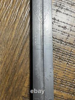 Civil War Era Masonic Mason Sword Sir Eugene F. Falconnet Soldier D B Howell