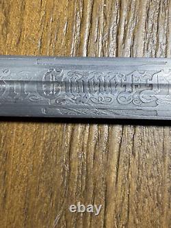 Civil War Era Masonic Mason Sword Sir Eugene F. Falconnet Soldier D B Howell