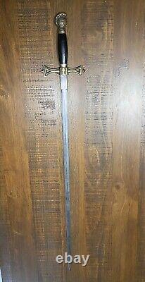 Civil War Era Masonic Mason Sword Sir Eugene F. Falconnet Soldier D B Howell