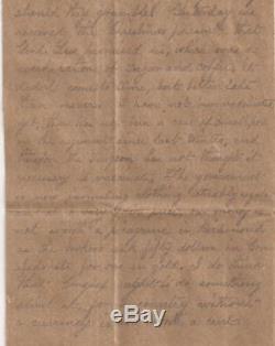 Civil War Letter. Confederate Soldier, 9th Georgia Cavalry. Cobb's Legion 1864