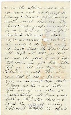 Civil War Letter Describes Battle With Canister, Soldiers At Fredericksburg