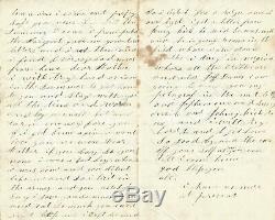 Civil War Letters PA 119 Soldier Reveals Rebel Bullets To Cap, Grant's VA Plans