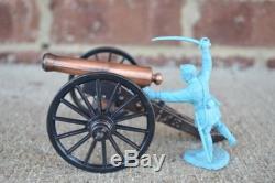 Civil War Napoleon Cannon Artillery Bronze Barrel Toy Soldier Union