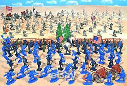 Civil War Playset #2 Pickett's Charge- 54mm Plastic Toy Soldiers