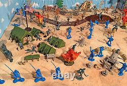 Civil War Playset #3 Marx Replica 1960s Civil War Playset 54mm toy soldiers