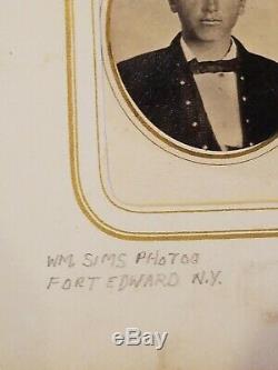 Civil War Soldier CDV Identified Henry A Dedrick 123rd NYI Died in Hospital 1864
