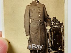 Civil War Soldier CDV Photo ID'd Captain Lyman Banks 11th Iowa 47th USCT