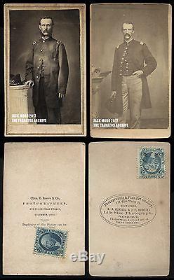Civil War Soldier CDVs of Rogers BROTHERS 177th Ohio & 16th Wisconsin Surgeons