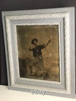 Civil War Soldier Framed Art Drawing History Unknown