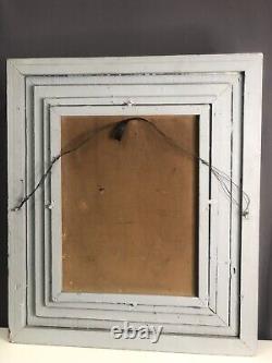 Civil War Soldier Framed Art Drawing History Unknown