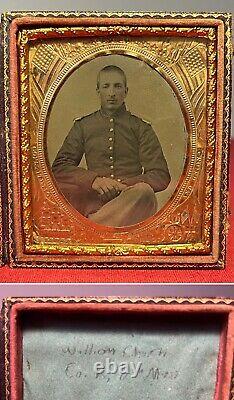 Civil War Soldier Image (Identified) William Church / Co. K 8th Massachusetts