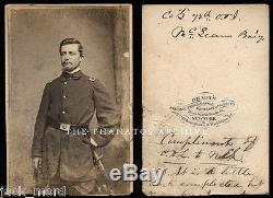 Civil War Soldier Oscar Ladley 75th OVI McLean's Brigade @ Gettysburg by BRADY
