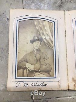 Civil War Soldier Photo T. M. Wells