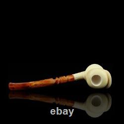 Civil War Soldier Pipe By Kenan Block Meerschaum-NEW Handmade With Case#1568