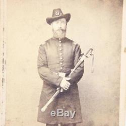 Civil War Soldier in Uniform by Ph. Rupp NY Brigadier General Connecticut CDV
