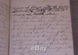 Civil War Soldier's Diary Handwritten in Three Volumes
