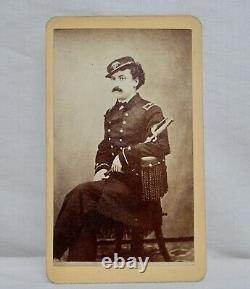 Civil War Soldier with Sword CDV Photo Washburns New Orleans 81710