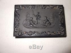 Civil War Soldiers (4) 1/9 Plate Ambrotype Thermoplastic Case