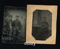 Civil War Soldiers Camp Scene ID'd Possible 124th NY Infantry Wounded in Action