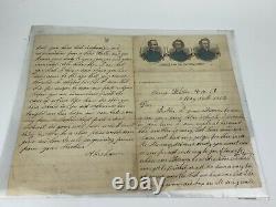 Civil War Soldiers Letter 1863 24th NJ Vol Inf Picket Duty, Rebels & Wounded