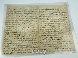 Civil War Soldiers Letter 1863 24th NJ Vol Inf Picket Duty, Rebels & Wounded