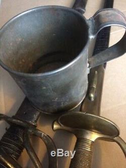 Civil War Soldiers MESS Cup Coffee / Cornbread Mash Tin Civil War Orig