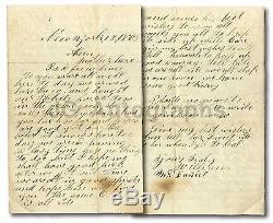 Civil War Soldiers McDaniel Brothers 7 War Era Letters & 3 Tin Types, Maine