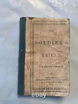 Civil War THE SOLDIER'S FRIEND 1865 Pocket Manual Book U. S. Issued