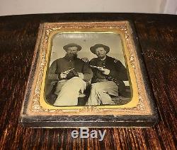Civil War Tintype Photo Photograph Armed Soldiers