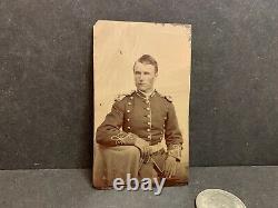 Civil War Tintype, Soldier, West Point Cadet Tinted