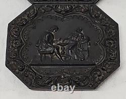 Civil War Tintype Studio Image Union Army Mounted Services Soldier Union Case