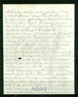 Civil War USS VICTORY 1860s Cover Soldiers Letter Written On Ship off Vicksburg